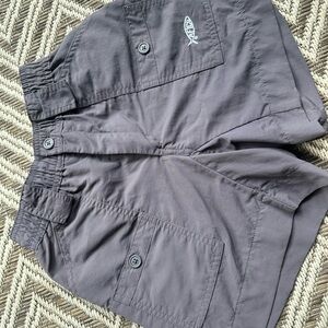 AFTCO Gray Cargo Shorts with Relaxed Fit